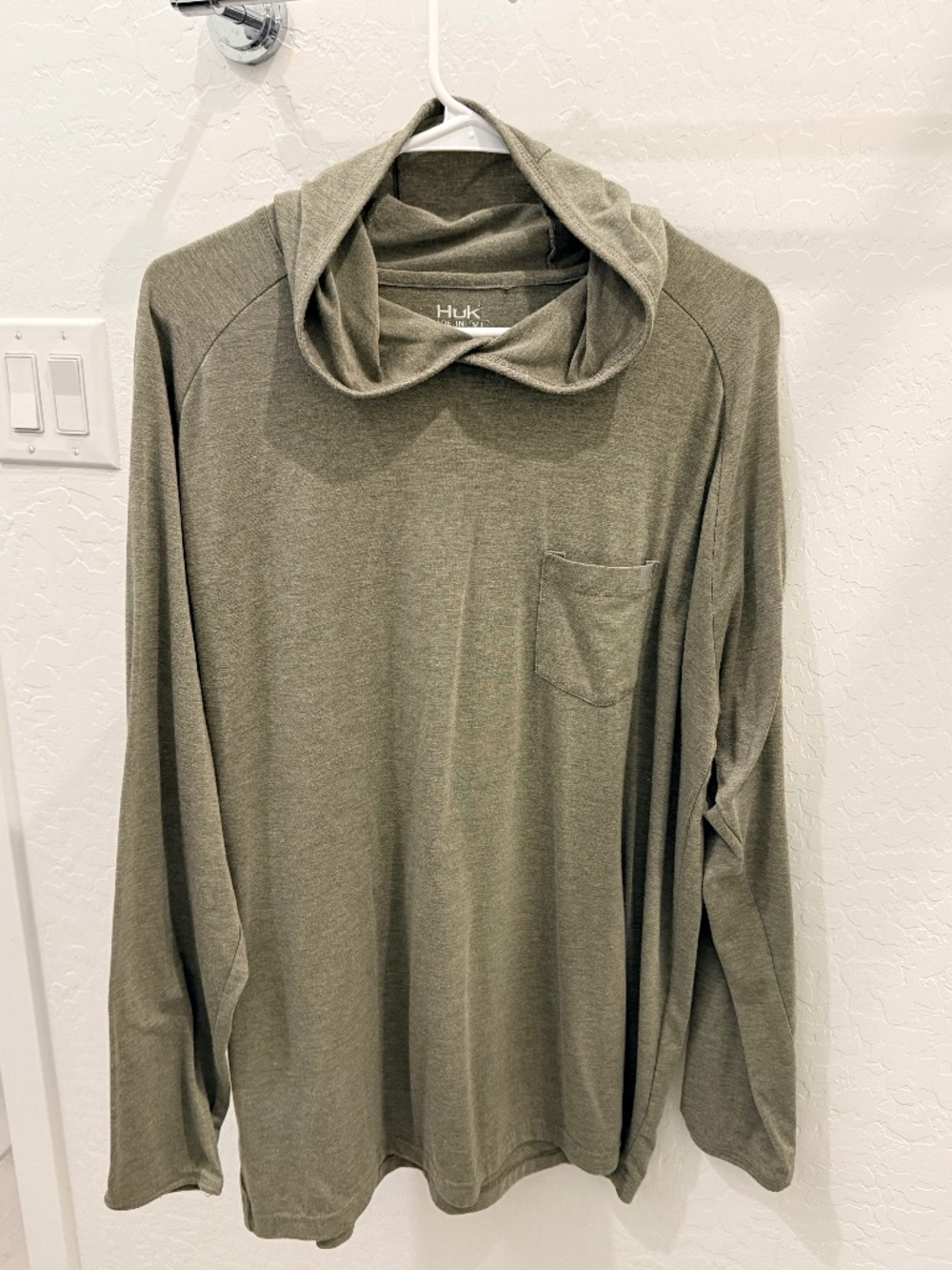 HUK Waypoint Hoodie Moss, XL